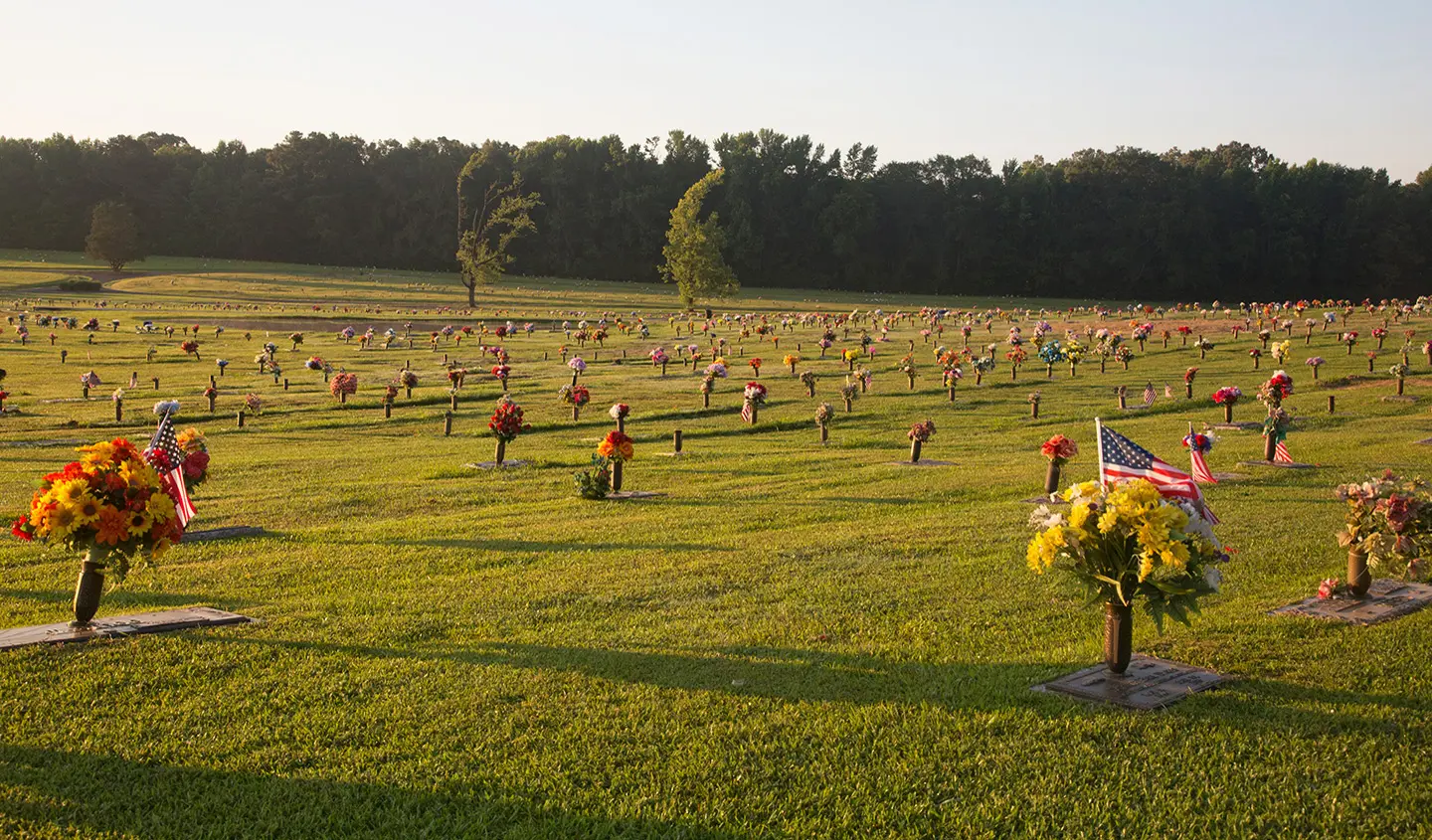 Garden Memorial Park Cemetery Spaces
